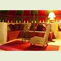Lounging in style at eco lodge Refugio Marnes