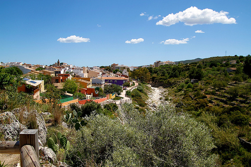 Flüss Gorgos, Dörfer Costa Blanca