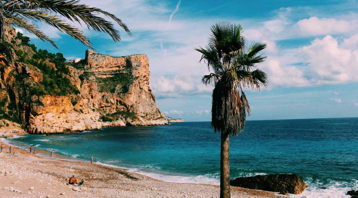 El Morach Strand an der Costa Blanca 