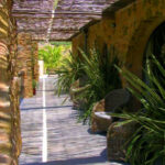 Hier seht ihr die Terrasse vom Bed and Breakfast Alicante