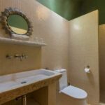 Badezimmer Zimmer 2 bed and breakfast Alicante bei Refugio Marnes