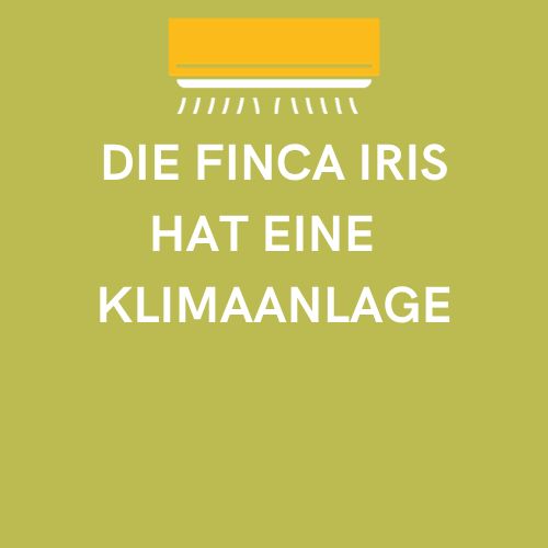 Die Finca Iris hat ein klimaanlage