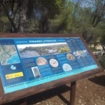 Hiking vacations Spain, Information board paseo ecologico Benissa coast