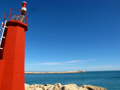 Seashore small cities Costa Blanca, Denia