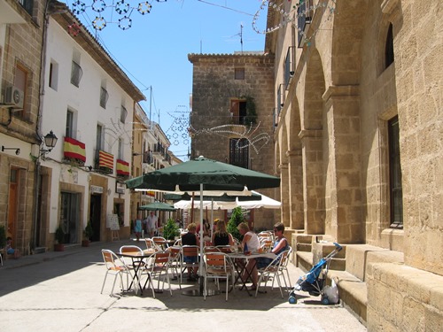 Centre of Javea, one of the places to visit once in the Alicante area