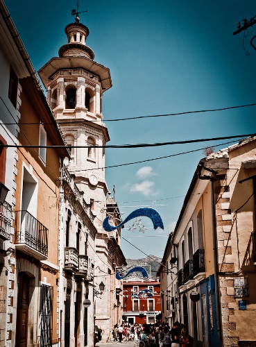 Village of Jalon at the Costa Blanca, Fietstas