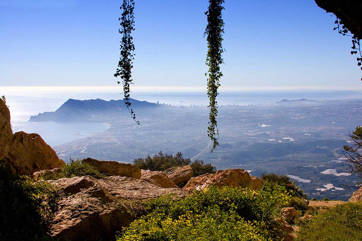 View from the Sierra de Bernia