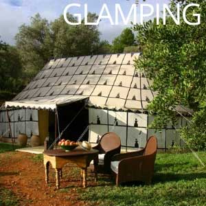 Great glamping tent for four