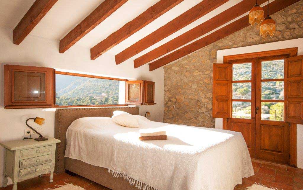 master bedroom casa grillo your rustic holiday home at the costa blanca 