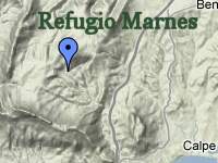 Geländekarte der Marina Alta