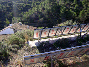 La energía solar para que Guesthouse en España