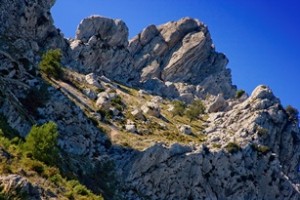 rotsen Sierra de Bernia wandelen Spanje