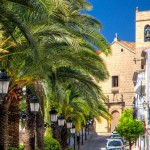 Mooie dorpen costa blanca, een gezellige straat in Benissa