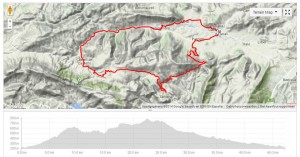 Fietsroute Alcalalí Coll de Rates Castell de Castells Benigembla Murla