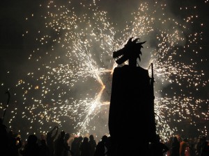Dorpen in Spanje, Gata de Gorgos fiestas Correfoc