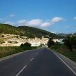 Het startpunt, het dorpje Lliber bij bergwandelen Alicante