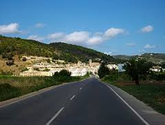 Het startpunt, het dorpje Lliber bij bergwandelen Alicante
