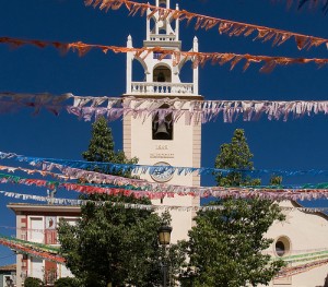 De kerk van Parcent in Fiestas