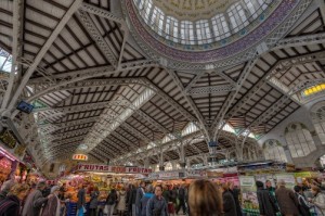 Prachtige markthal Valencia, steden spanje