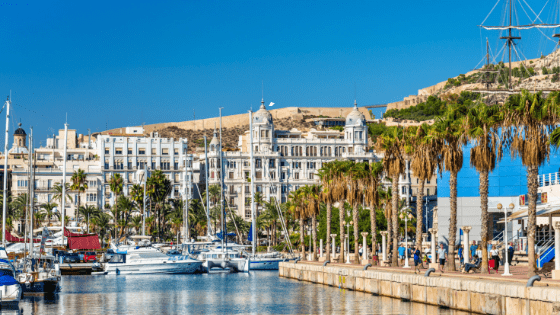 costa blanca en het binnenland haven alicante