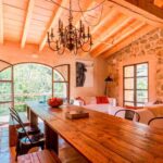 woonkamer bed and breakfast spanje onderdeel van Agriturismo Refugio Marnes